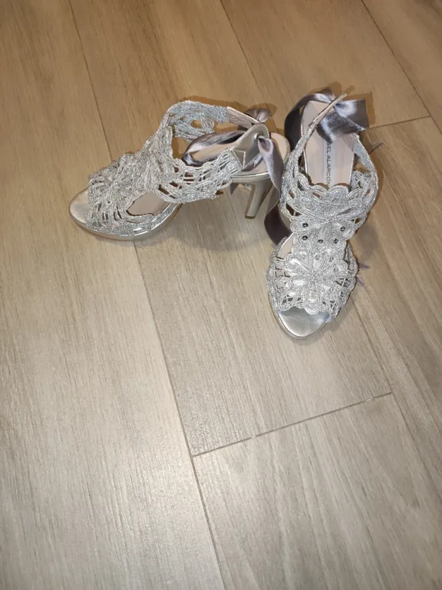 Sandalias Ángel Alarcón Plata