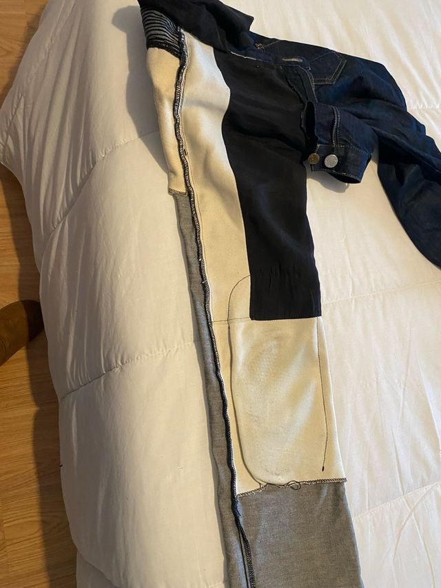 Chaqueta y pantalón moto mujer