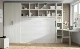 CAMA ABATIBLE HORIZONTAL ESTANTERÍA MOOD COLOR 65