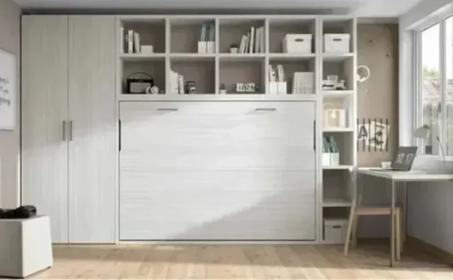 CAMA ABATIBLE HORIZONTAL ESTANTERÍA MOOD COLOR 65