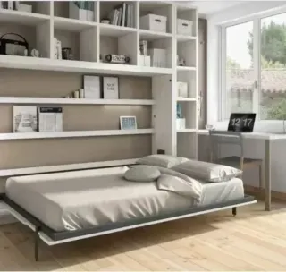 CAMA ABATIBLE HORIZONTAL ESTANTERÍA MOOD COLOR 65