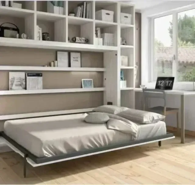 CAMA ABATIBLE HORIZONTAL ESTANTERÍA MOOD COLOR 65