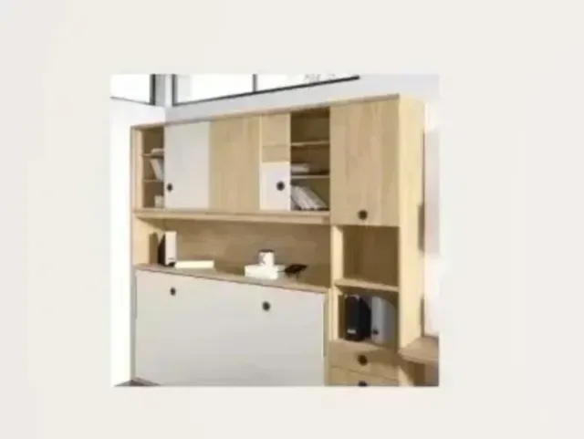 CAMA ABATIBLE CON ARMARIO CORREDERAS Y HUECO AD