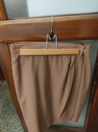 Falda crepeTrusardi marrón