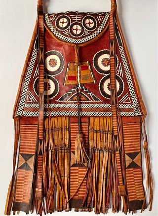 Bolso Dogón artesanal de cuero