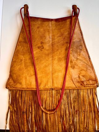 Bolso Dogón artesanal de cuero