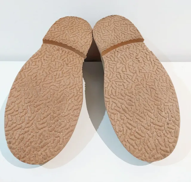 Botines de ante color camel