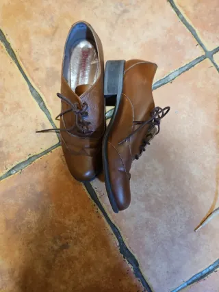 Zapatos Boutique Marrones Cordones