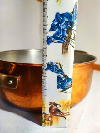 PENTOLA IN RAME DIAMETRO 24 CM ALTEZZA 10 CM