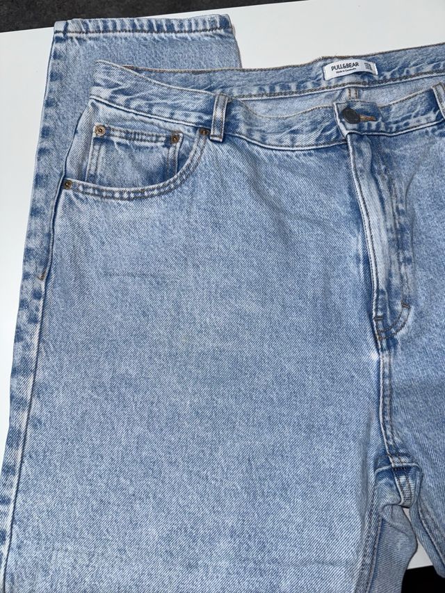 Jeans Pull&Bear azules mujer