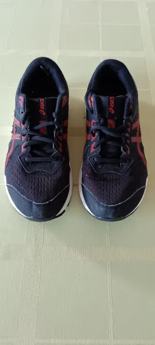 Scarpe Asics Nere/Rosse Tg 40.5