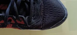 Scarpe Asics Nere/Rosse Tg 40.5