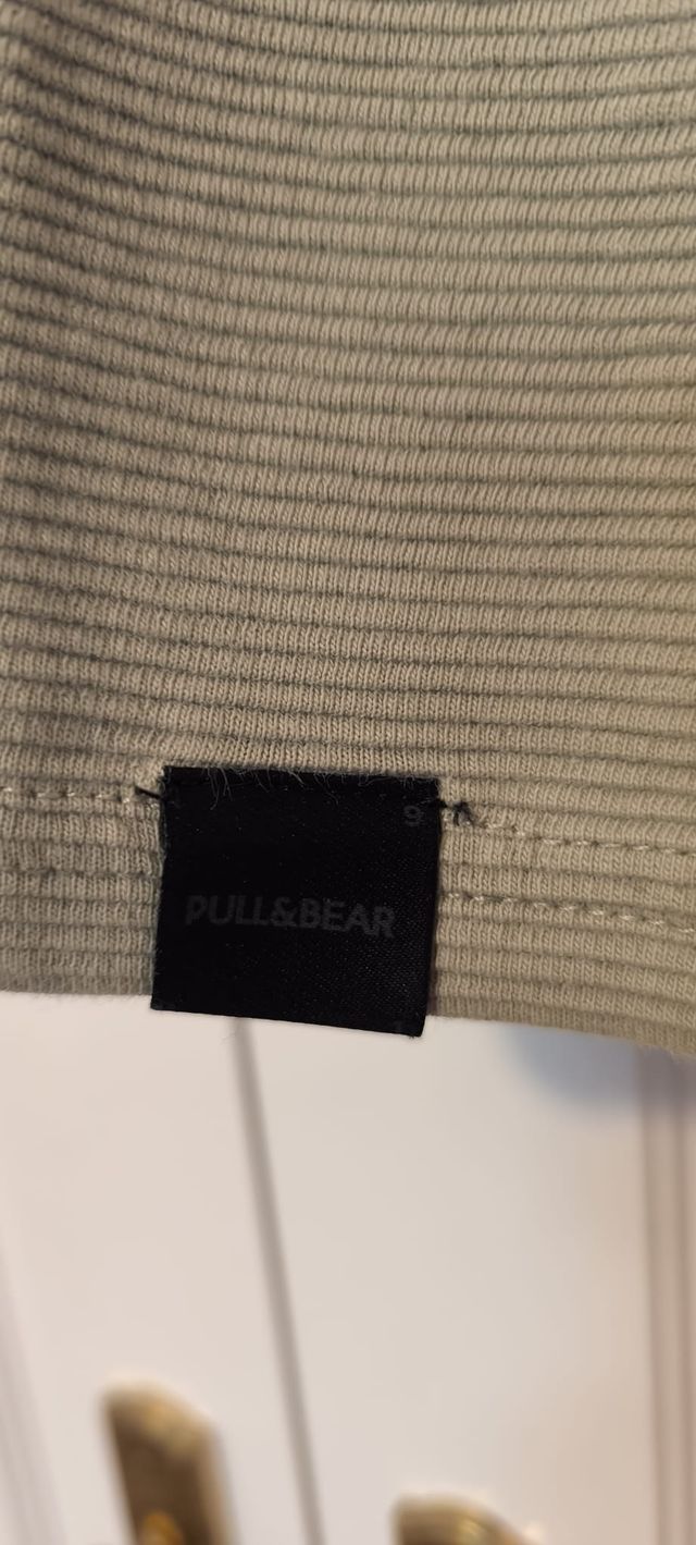 Camiseta Pull&Bear Talla S Algodón Verde