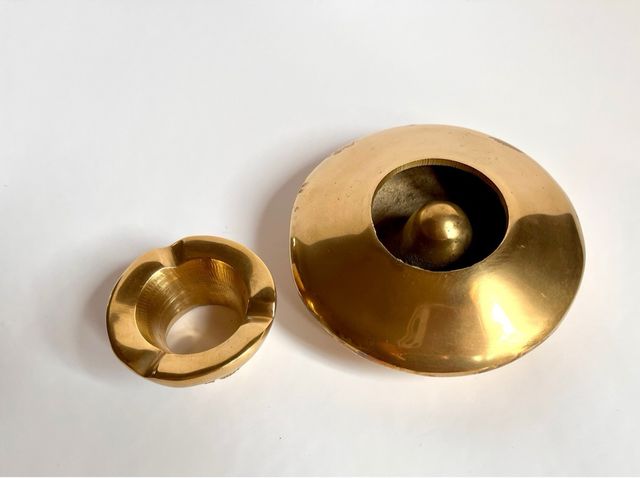 Cenicero Latón Macizo Africano