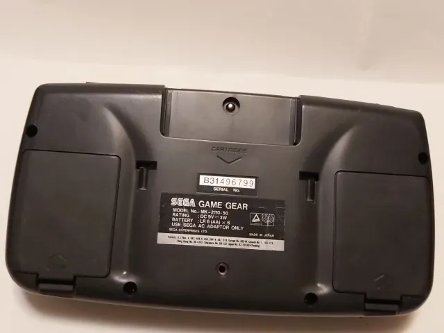 Sega Game Gear Negra - No Funciona