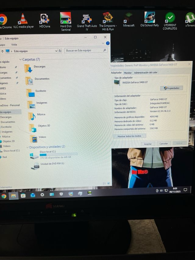 Ordenador completo i5 SSD Windows 10 GT económico 