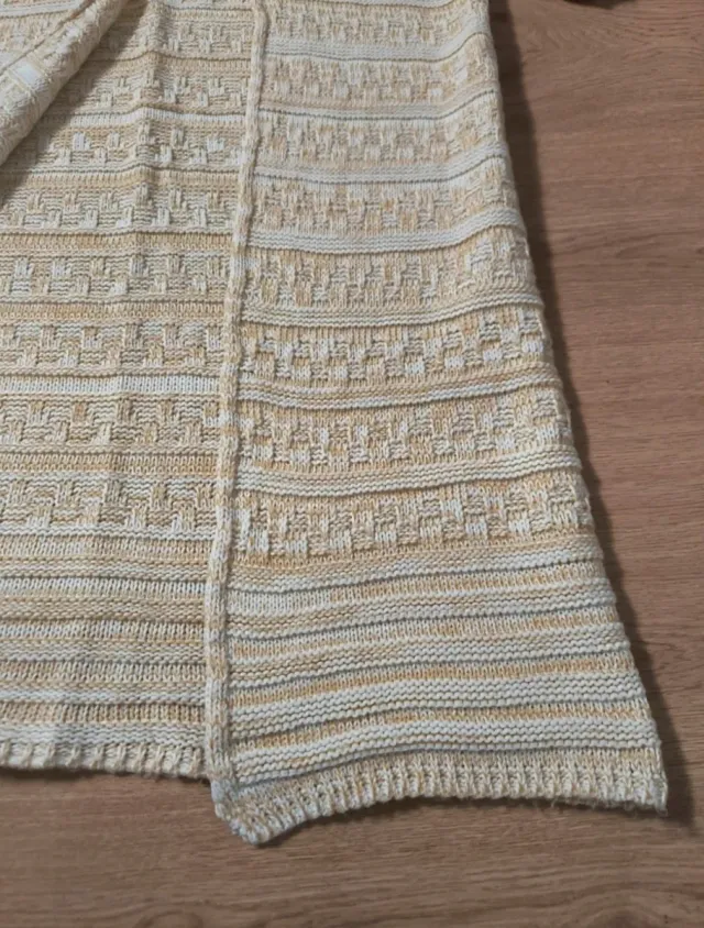 Chaqueta larga punto vintage