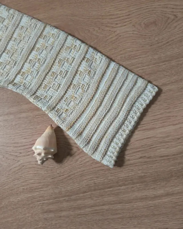 Chaqueta larga punto vintage