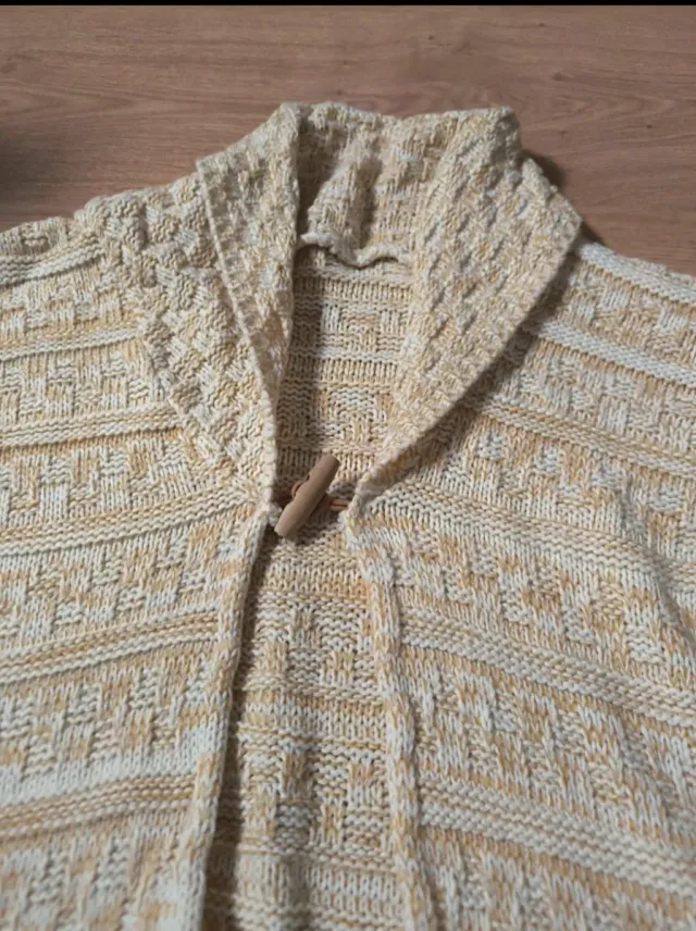 Chaqueta larga punto vintage