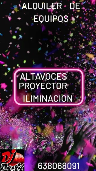 Dj y alquiler de equipos de sonido