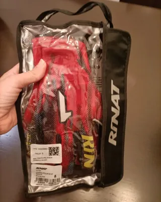 Guantes Portero Niño Rojo Rinat