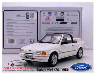 1:18 Ford Escort Mk4 XR3i Cabriolé año 1986 OT398