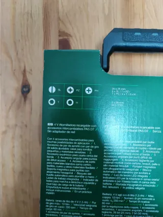 Atornilladora Parkside recargable 4V PAS D7