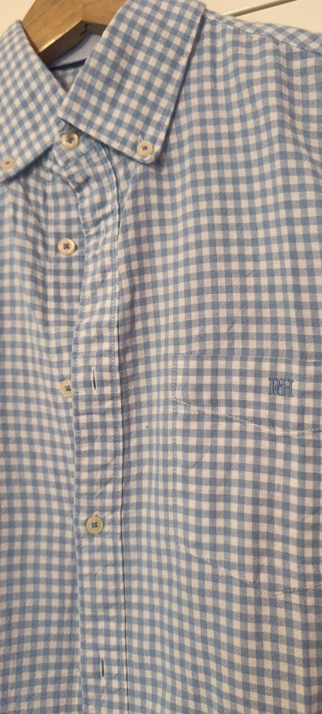 Camisa PdH cuadros azul Talla S