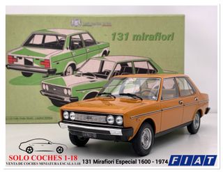 1:18 Fiat 131 Mirafiori Especial 1600 Naranja 1974