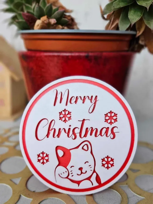 Posavasos Navidad 3D