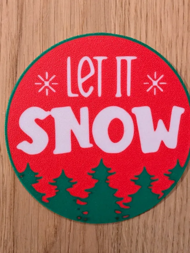 Posavasos Navidad 3D