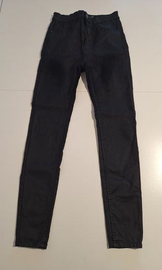 Pantalón cuero STRADIVARIUS T-38 REGALO vaquero