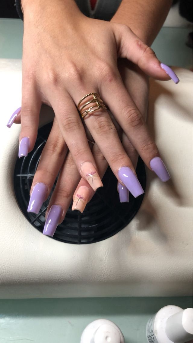 acrílicas , semipermanentes , manicura combinada