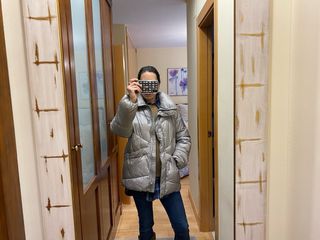 Abrigo gris de Massimo Dutti