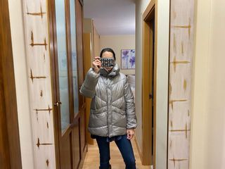 Abrigo gris de Massimo Dutti