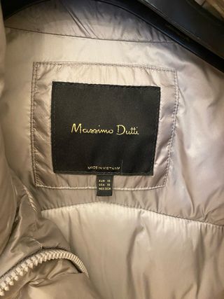 Abrigo gris de Massimo Dutti