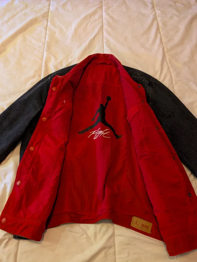 Cazadora Reversible Levi's Jordan Negra/Roja