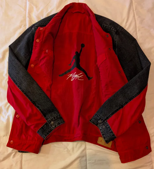 Cazadora Reversible Levi's Jordan Negra/Roja