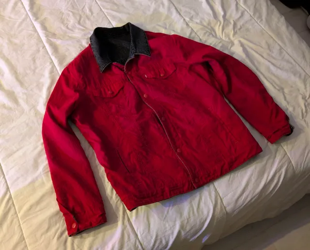 Cazadora Reversible Levi's Jordan Negra/Roja