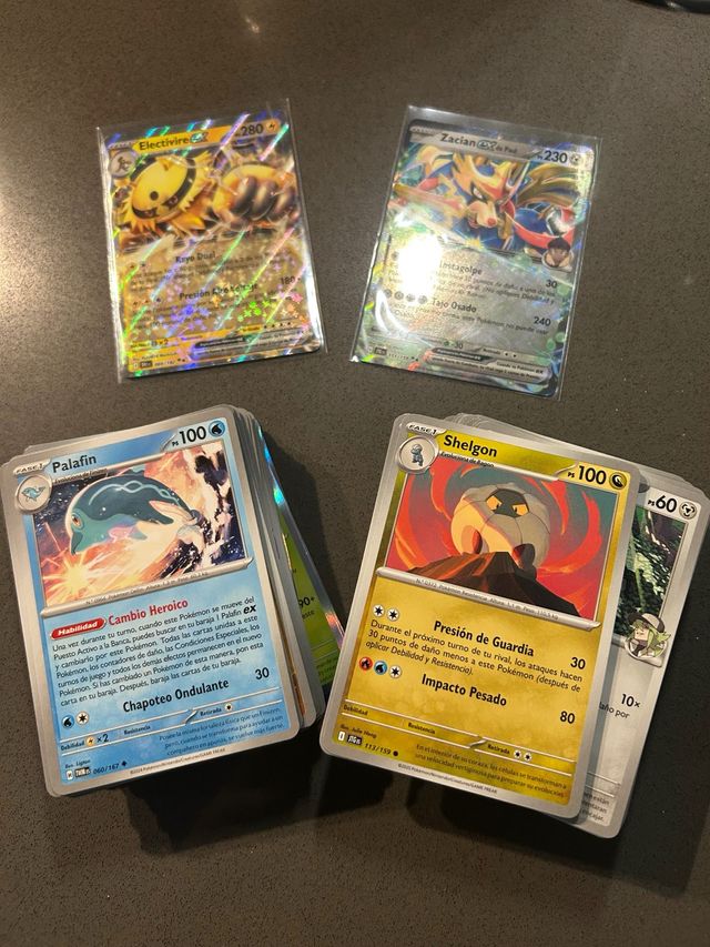 Pack 160 Cartas Pokémon + 2 Cartas EX