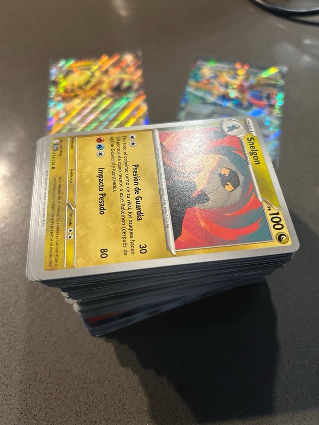 Pack 160 Cartas Pokémon + 2 Cartas EX