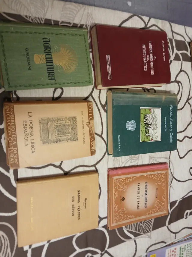 Lote de 6 libros antiguos