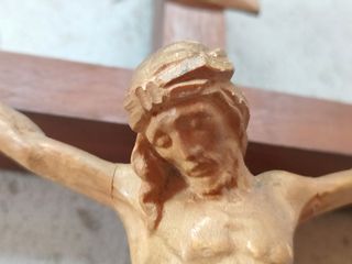Crocifisso vintage in legno