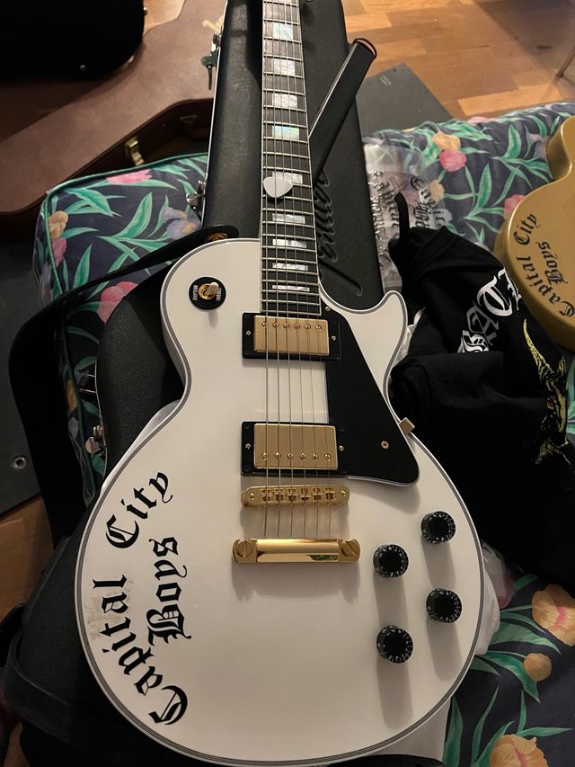 Gibson Les Paul Custom Blanca