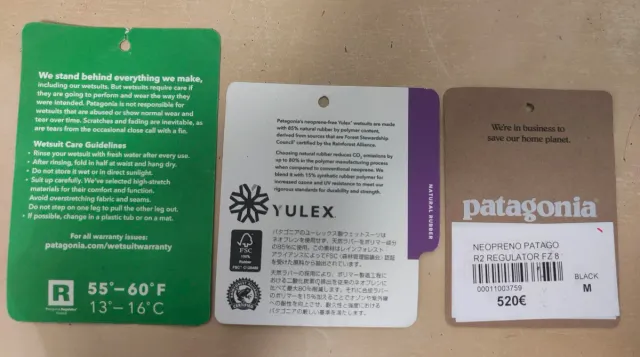 Neopreno Patagonia R2 Yulex Regulator Talla M 2025