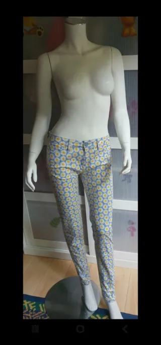 Pantalones Skinny Love Moschino Estampado Margarit