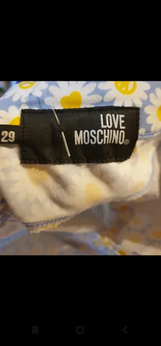 Pantalones Skinny Love Moschino Estampado Margarit