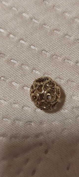 Charm Pandora Corazones Oro