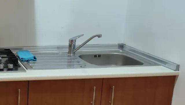 Fregadero aluminio con escurridor