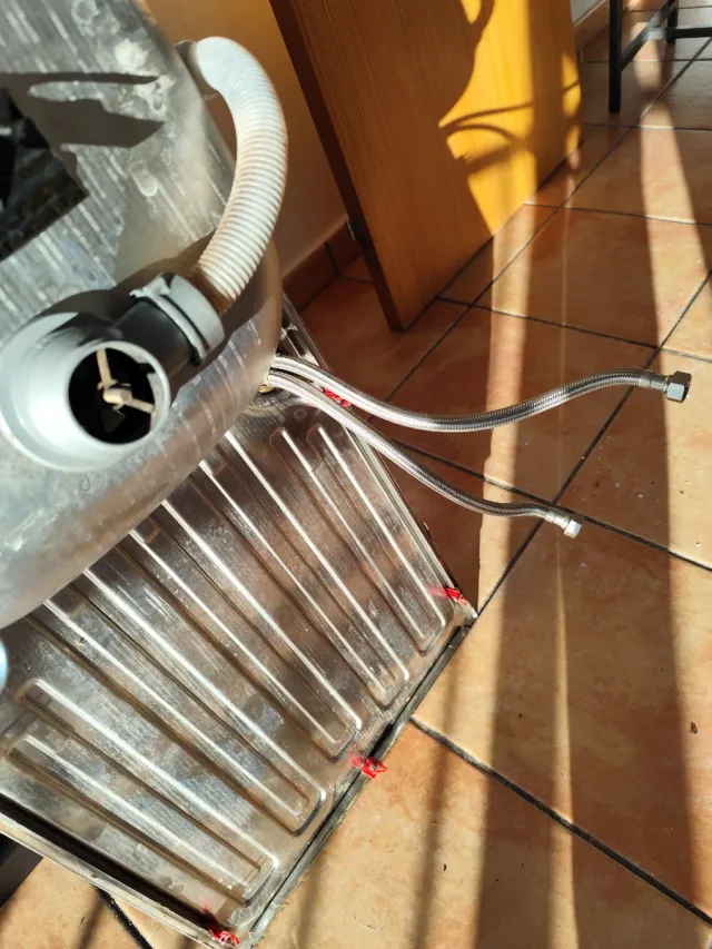 Fregadero aluminio con escurridor